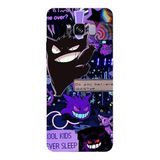 Samsung Galaxy S8 Plus İle Uyumlu Siyah Midnight Glitch Desenli Silikon Kılıf