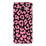 Samsung Galaxy S8 Plus İle Uyumlu Siyah Pink Panthera Desenli Silikon Kılıf