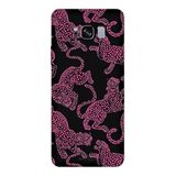 Samsung Galaxy S8 Plus İle Uyumlu Siyah Pink Roar Desenli Silikon Kılıf