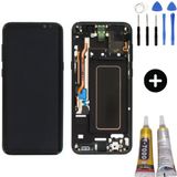 Samsung Galaxy S8 Plus Sm-G955 Uyumlu Çıtalı Yan Sanayidir Lcd Ekran Dokunmatik Siyah + Montaj Seti