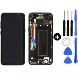 Samsung Galaxy S8 Plus Sm-G955 Uyumlu Çıtalı Yan Sanayidir Lcd Ekran Dokunmatik Siyah + Tamir Seti