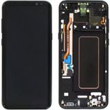 Samsung Galaxy S8 Plus Sm-G955 Uyumlu Çıtalı Yan Sanayidir Lcd Ekran Dokunmatik Siyah