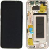 Samsung Galaxy S8 Sm-g950 Uyumlu Çıtalı Yan Sanayidir Lcd Ekran Dokunmatik Gold diger