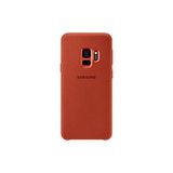 Samsung Galaxy S9 Alcantara Cep Telefonu Kılıfı, Kırmızı (Samsung Türkiye Garantili)