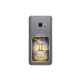 Samsung Galaxy S9 ile Uyumlu Burç Kartları İkizler Tasarımlı Şeffaf Silikon Kılıf