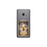 Samsung Galaxy S9 ile Uyumlu Burç Kartları Koç Tasarımlı Şeffaf Silikon Kılıf