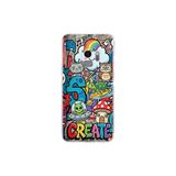 Samsung Galaxy S9 ile Uyumlu Grafiti Create Art Tasarımlı Şeffaf Silikon Kılıf