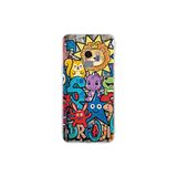 Samsung Galaxy S9 ile Uyumlu Grafiti Star Team Tasarımlı Şeffaf Silikon Kılıf