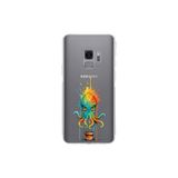 Samsung Galaxy S9 ile uyumlu Splash ahtapot tasarımlı şeffaf silikon kılıf