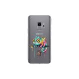 Samsung Galaxy S9 ile Uyumlu Splash Bukalemun Tasarımlı Şeffaf Silikon Kılıf