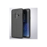 Samsung Galaxy S9 Kılıf Uzun Ömürlü ve Dayanıklı Dermiq Premium Esnek Lüks Silikon Kapak - Black
