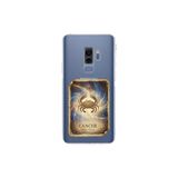 Samsung Galaxy S9 Plus ile Uyumlu Burç Kartları Yangeç Tasarımlı Şeffaf Silikon Kılıf