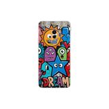 Samsung Galaxy S9 Plus ile Uyumlu Grafiti Dream Street Tasarımlı Şeffaf Silikon Kılıf