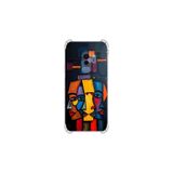 Samsung Galaxy S9 Plus ile uyumlu Köşe Korumalı Kılıf Metamorfoz Trinite Tasarımlı Uv Baskılı