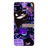 Samsung Galaxy S9 Plus İle Uyumlu Siyah Midnight Glitch Desenli Silikon Kılıf