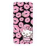 Samsung Galaxy S9 Plus İle Uyumlu Siyah Pink Kiss Kitty Desenli Silikon Kılıf