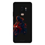Samsung Galaxy S9 Plus İle Uyumlu Siyah Red Rider Desenli Silikon Kılıf