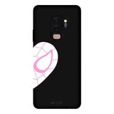 Samsung Galaxy S9 Plus İle Uyumlu Siyah Spider-Woman Desenli Silikon Kılıf