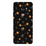 Samsung Galaxy S9 Plus İle Uyumlu Siyah Sunset Garden Desenli Silikon Kılıf