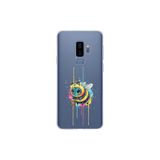 Samsung Galaxy S9 Plus ile uyumlu Splash arı Tasarımlı Slimfit şeffaf silikon kılıf