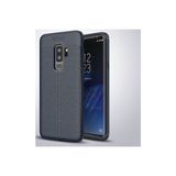 Samsung Galaxy S9 Plus Kılıf Uzun Ömürlü ve Dayanıklı Dermiq Premium Esnek Lüks Silikon Kapak - Midnight Blue