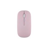 Samsung Galaxy S9 Plus X810 ile Uyumlu Şarj Edilebilir Tablet Kablosuz Bluetooth Mouse Pembe