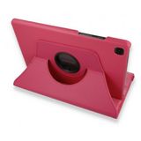 Samsung Galaxy T500 Tab A7 10.4 360 Pembe Tablet Deri Kılıf