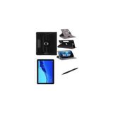Samsung Galaxy Tab 3 Lite T113 7" Standlı Tablet Kılıfı+Nano Kırılmaz Ekran Koruyucu Siyah