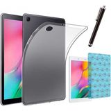 Samsung Galaxy Tab A Sm T290 Uyumlu Şeffaf Kılıf Cam Kalem Set