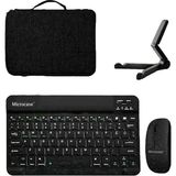 Samsung Galaxy Tab A11 8.7 Inch Tablet Için Türkçe Bluetooth Klavye+Mouse+Tablet Standı-Siyah AL8126