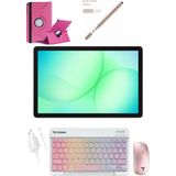 Samsung Galaxy Tab A11+ 8gb 256GB Gri Tablet Rbg(Işıklı Klavye) - 256 GB - Pembe