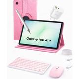 Samsung Galaxy Tab A11 Plus 6gb 128GB 11 Inç Tablet Kalem Kılıf Başlık Cam Klavye Mouse ( Türkiye Garantili) - Pink - 128 GB