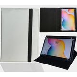 Samsung Galaxy Tab A6 T280Q 7" Tablet Uyumlu Üniversal Kapaklı Tablet Kılıfı - Beyaz