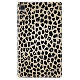 Samsung Galaxy Tab A7 Lite SM-T220 ile Uyumlu Desenli Silikon Tablet Kılıfı, Leopard Desen, Arka Kapak avonm-v-cvr451698