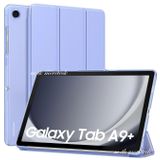 Samsung Galaxy Tab A9 Plus 11 inç Kılıf Akıllı Smart Uyku Modlu Standlı Şeffaf Smart Kapaklı Tablet Kılıfı Sm-x210 X213 X215 (Lavander Gray)