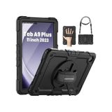 Samsung Galaxy Tab A9 Plus 11 Inç Tablet Uyumlu Sm-x210 Tablet Kılıfı Askılı Defender Yüksek Koruma Kılıf cok-renkli