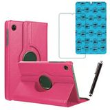Samsung Galaxy Tab A9 X110 Uyumlu Tablet Kılıfı Cam Ekran Koruyucu Kalem Set