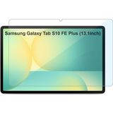 Samsung Galaxy Tab S10 Fe Plus SM-X620 ile Uyumlu Kırılmaz Tablet Temperli Cam Ekran Koruyucu - Şeffaf