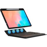 Samsung Galaxy Tab S10 Lite / S10 Fe / S9 Fe Uyumlu 10.9 Inç Premium Klavyeli Tablet Kılıfı – Bluetooth Bağlantılı Standlı Koruyucu Akıllı Klavye Kılıf – Manyetik Touchpad Destekli Şık Tasarım - Siyah