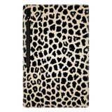 Samsung Galaxy Tab S10+ Plus SM-X820 12.4" ile Uyumlu Desenli Silikon Kılıf, Leopard, Arka Kapak avonm-v-cvr454683
