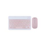 Samsung Galaxy Tab S10 Ultra 14.6 '' İle Uyumlu Bluetooth Özellikli Klavye Mouse Set Pembe
