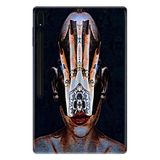 Samsung Galaxy Tab S10 Ultra SM-X920 14.6" ile Uyumlu Desenli Silikon Tablet Kılıfı, KabileSanatı, Çok Renkli avonm-v-cvr454461