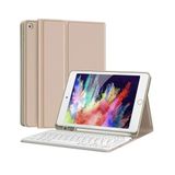 Samsung Galaxy Tab S6 Lite 2024 P620 P610 ile uyumlu Kılıf Kablosuz Klavyeli Case Mobax 13-15-17 Gold