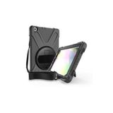 Samsung Galaxy Tab S6 Lite P610 Defender Askılı Zırh Tank Tablet Kılıfı Siyah