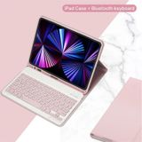 Samsung Galaxy Tab S6 Lite P610/p613 Tablet Uyumlu Bluetooth Klavyeli Kılıf Türkçe Klavye Kılıf pembe