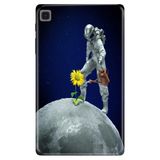 Samsung Galaxy Tab S6 Lite SM-P610 10.4" ile Uyumlu Desenli Silikon Kılıf, Astronot PopArt avonm-v-cvr453202