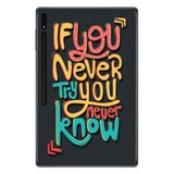 Samsung Galaxy Tab S8 SM-X700 11" ile Uyumlu Desenli Silikon Tablet Kılıfı, UV Baskılı, Çok Renkli avonm-v-cvr455215