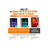Samsung Galaxy Tab S9 Fe 10.9 Inç Tablet Kılıfı Kalemlikli Askılı Tank Silikon Yüksek Koruma Sm-X510