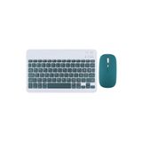Samsung Galaxy Tab S9 FE Plus X610 12.4 '' İle Uyumlu Bluetooth Özellikli Klavye Mouse Set Haki