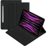 Samsung Galaxy Tab S9 FE Plus/S10 Plus/S9 Plus12,4 inç 12,4 ile Uyumlu Bluetooth Türkçe Q Klavyeli Kılıfı (Tablet Değildir) (Siyah)